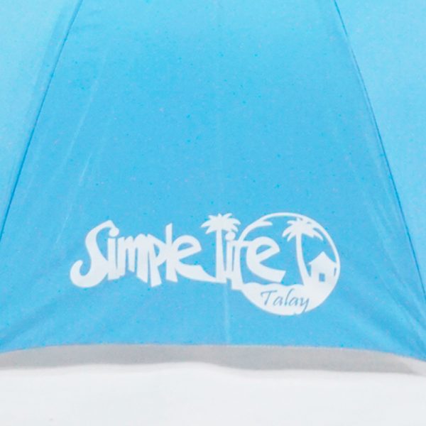 ร่มขนาดกลาง24นิ้ว สีฟ้า Simplelife